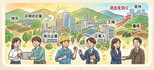 県外流出の防止